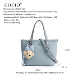 COCIO Stylish Women's Pouch Multi Function Cosmetic Bag Portable Travel Storage Bag 2026