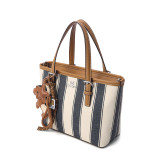 COCIO Casual Striped Canvas Shoulder Bag сумка женская Women's bag bolsos mujer sac à main femme bags for woman bolsas de mujer Women 2026