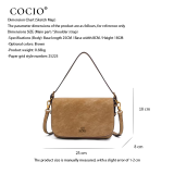 COCIO Women's Bag  Original Handbag Stylish Clutch Purse Portable Mini Size Fashion Sac À Main Femme Lightweight Compact Minimalist