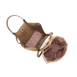 COCIO Brown Suede Tote Bag Versatile Daily & Office сумка женская Women's bag bolsos mujer sac à main femme 2026