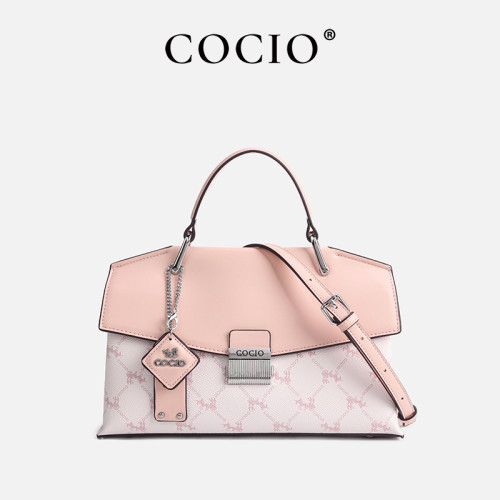 COCIO Light Blue Leather Bucket Shoulder Bag сумка женская Women's bag bolsos mujer bags for woman sac à main femme bolsas de mujer 2026
