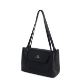 COCIO Vintage Black Flap Knot Top Handle Crossbody sac à main femme Handbag women casual evening clutch purse 2026