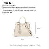 COCIO Tote bags shoulder bag sac à main femme bolsos mujer сумка женская сумка через плечо ita bag 가방 bags for woman 파우치  Leather 2026