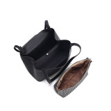 COCIO Vintage Black Flap Knot Top Handle Crossbody sac à main femme Handbag women casual evening clutch purse 2026