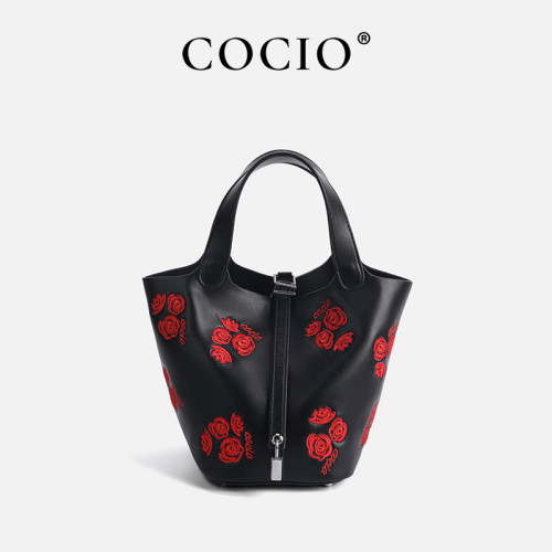COCIO Cream White Snake Pattern Backpack Versatile Daily & Travel Shoulder Bag сумка женскаяWomen's bag bolsos mujer Casual 2026