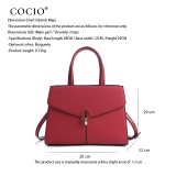 COCIO New Elegant Women Clutch Pochette Soirée Femme Premium Bolsos De Mujer Smooth Light Evening Bag For Daily Party 2026