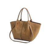 COCIO Brown Suede Tote Bag Versatile Daily & Office сумка женская Women's bag bolsos mujer sac à main femme 2026