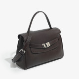 Women's bag sac à main clutch сумка женская 급 가방 bolsas eco trendy vintage crackle baguette bag metal lock adjustable thin shoulder