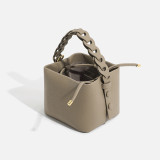 bolsas de mujer handbag клатч sac à main femme beaded women purse elegant pebbled vertical mini bucket braided handgrip pull