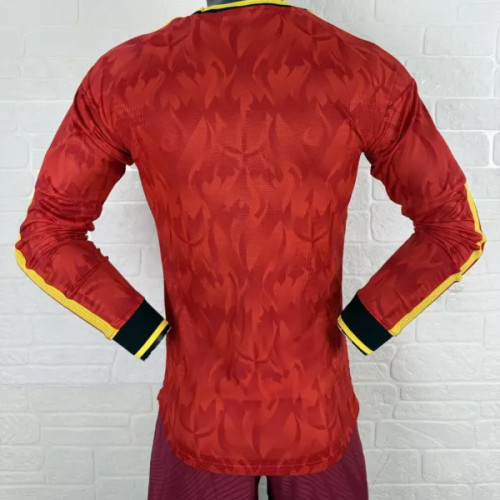 Belgium 2026 World Cup Home Long Sleeve player version Jersey size S-2XL