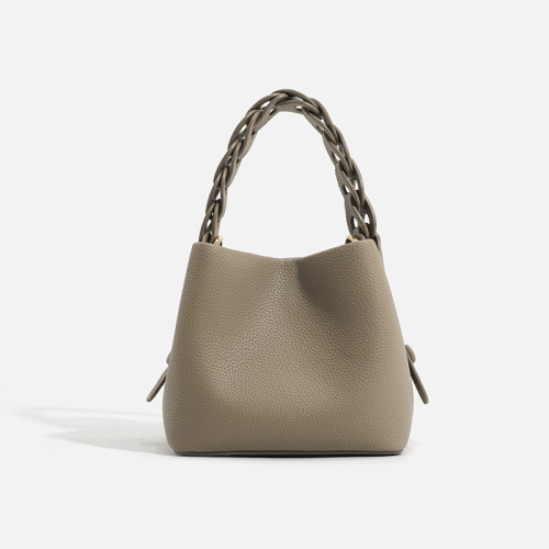 bolsas de mujer handbag клатч sac à main femme beaded women purse elegant pebbled vertical mini bucket braided handgrip pull