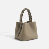 bolsas de mujer handbag клатч sac à main femme beaded women purse elegant pebbled vertical mini bucket braided handgrip pull