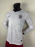 England 2026 World Cup  home long sleeeve Player Version Size S-2XL