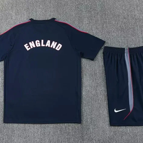 England 2026 Dark Blue Training kids Soccer jersey 16-28