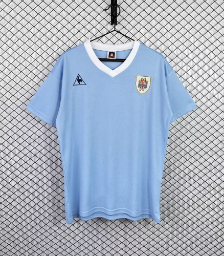 Retro Uruguay 1986 Home Soccer Jersey size S-2XL