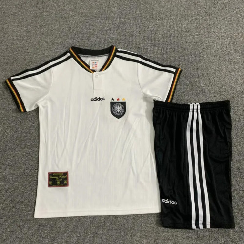 1996 Germany home kid soccer jerseys