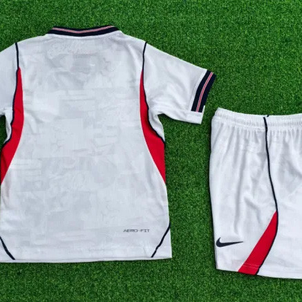England 2026 World Cup home Player Version kids Soccer jersey