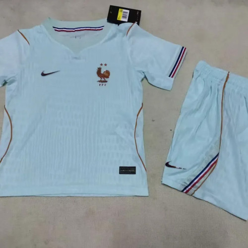 France 2026 World Cup Away Player Version kids Soccer jersey 16-28