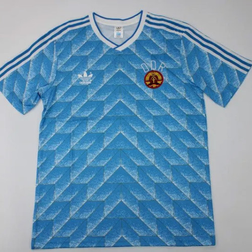 Retro 1988 Germany Blue soccer jerseys