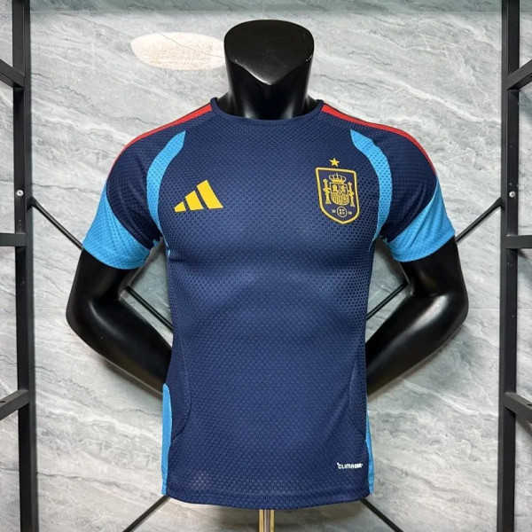 Spain 2026 Dark Blue Training Player Version jersey
