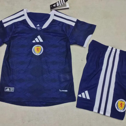 Scotland 2026  World Cup home Player Version Kid Kit jersey size 16-28
