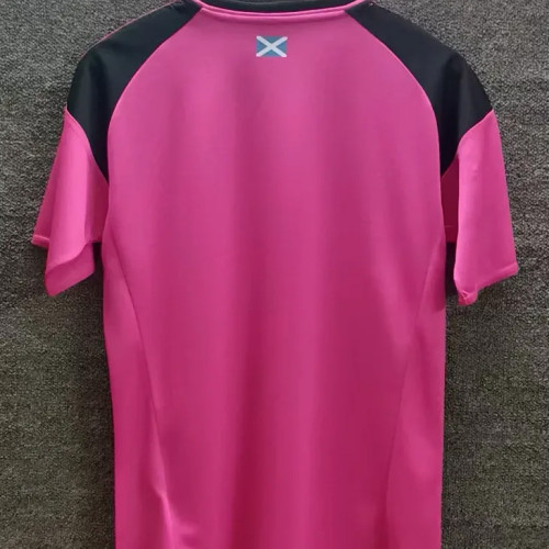 Retro Scotland 2016  Pink  Soccer jersey