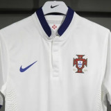 Retro 2014 Portugal away white Player version soccer jersey