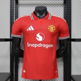 Manchester United 2026/27 Home Jersey Player Version S-XXL