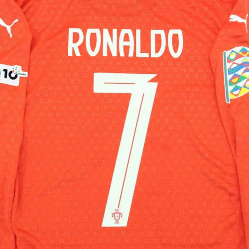 2025/26 Portugal home nation league final long sleeve  Soccer jersey