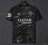 2 Stars 2025/26 PSG × Jordan Brand Fouth Black Jersey With Champions of Europe 2026