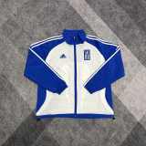 Retro 2006 Greece blue white Windbreaker Jacket  S-2XL