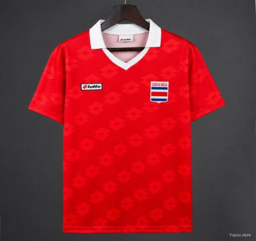Retro 1990 Costa Rica Home Jersey S-2XL