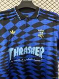 2026 Argentina x Thrasher x AFA Jersey With Blue Checkered Pattern S-2XL