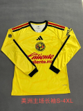 Mens Club America 2026/27 Home Long Sleeve  Soccer Jersey S-4XL
