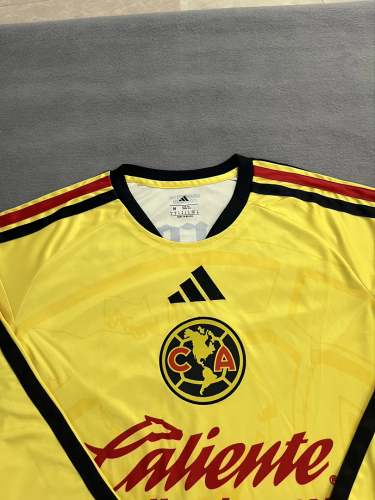 Mens Club America 2026/27 Home Long Sleeve  Soccer Jersey S-4XL
