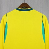 Mens Brazil 2026 World Cup Home Long Sleeve Jersey S-4XL