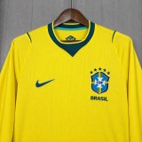 Mens Brazil 2026 World Cup Home Long Sleeve Jersey S-4XL