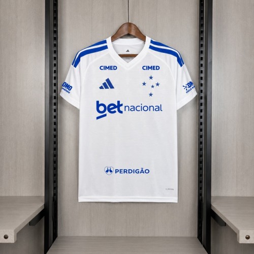 Mens Cruzeiro 2026/27 Away Jersey S-4XL With All Sponsors