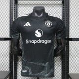 Manchester United 2026/27 Black Goalkeeper Jersey Player Version S-XXL