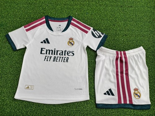 Real Madrid 2026/27 Home  Player Version Kids kit Jerseys SIZE 16-28