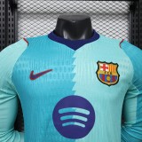 Barcelona 2026/27 Second Away Long Sleeve Player Version  Jersey S-2XL