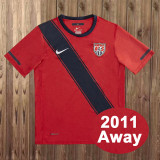 Retro 2011 USA Away Soccer Jersey size S-2XL