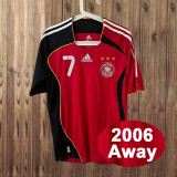 Retro 2006 Germany Away Soccer Jersey Size S-2XL