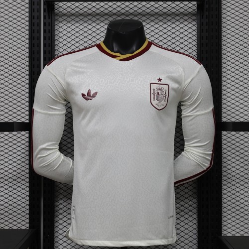 Spain 2026 World Cup away Long Sleeve player version Jersey S-2XL
