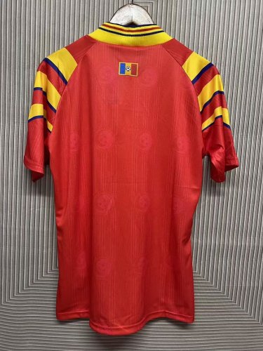 Retro  Romania 1996 away jersey Soccer Jersey Size S-2XL