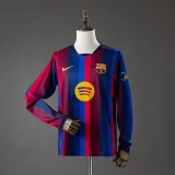 Barcelona 2026/27  Home Long Sleeve Jersey Size S-4XL