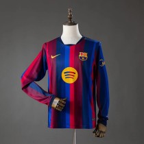 Barcelona 2026/27  Home Long Sleeve Jersey Size S-4XL