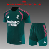 Real Madrid 2026/27 Green Training  Kids kit Jerseys SIZE 16-28
