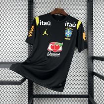 Mens Brazil 2026 World Cup Pre-Match Jersey With All Sponsors Size S-4XL