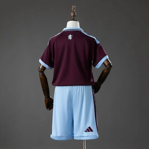 Kids Kit Aston Villa  206/27 Home Soccer Jersey 16-28